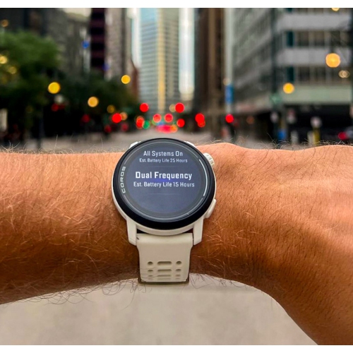 COROS PACE 3 GPS Sport Watch - Silicone Band - White