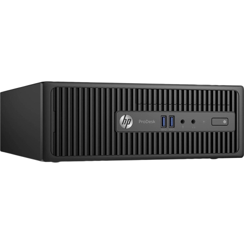 HP  Refurbished (Good) - Prodesk 400 G3 Sff Desktop PC, Intel Core I5-6500 3.20Ghz, 8GB Ram, 256GB SSD, Wifi, Windows 10 Pro
