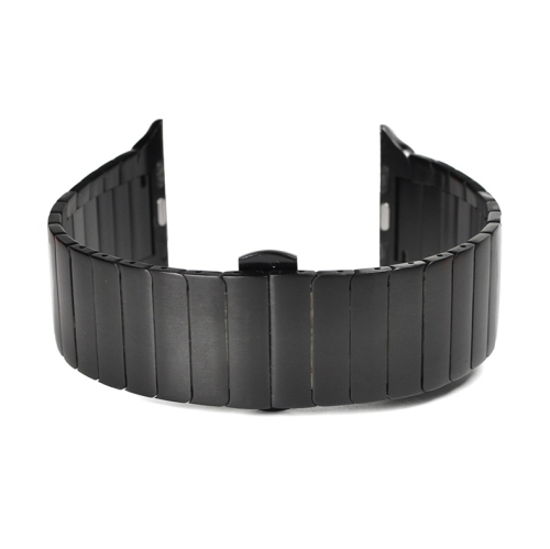 WFG Stainless Steel Sleek Band Compatible with Apple Watch Ultra 49mm - Black