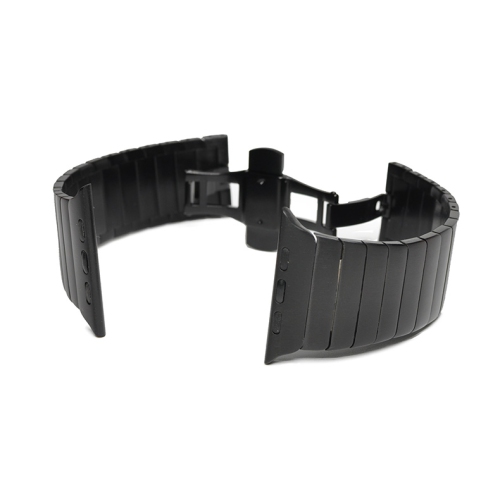 WFG Stainless Steel Sleek Band Compatible with Apple Watch Ultra 49mm - Black