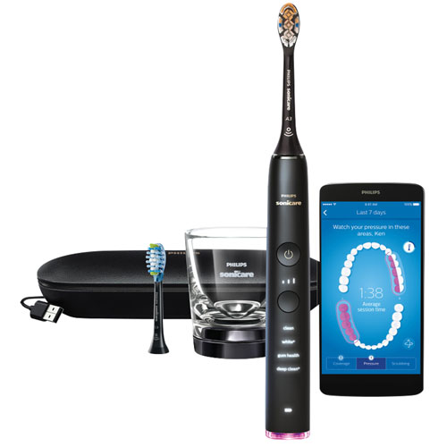 Philips SoniCare DiamondClean Smart 9350 Electric Toothbrush - Black