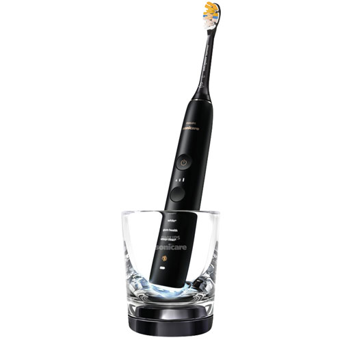 Brosse à dents électrique intelligente SoniCare DiamondClean 9350 de Philips - Noir