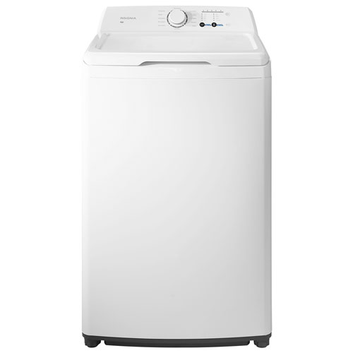 Laveuse à chargement par le haut 12 cycles haute efficacité 4,3 pi³ d'Insignia - Blanc - Exclusivité de Best Buy