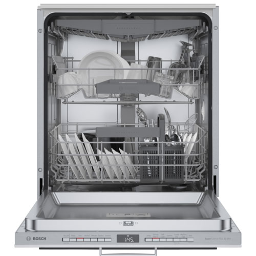 Bosch 800 Series 24" 44dB Built-In Dishwasher w/ Stainless Steel Tub & Third Rack- Custom Panel