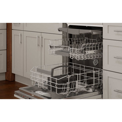 Bosch 800 Series 24" 44dB Built-In Dishwasher w/ Stainless Steel Tub & Third Rack- Custom Panel