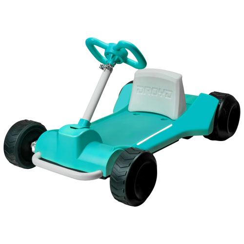 Droyd Zypster Electric Ride-On Go Kart - Ages 3-6 Years - Teal