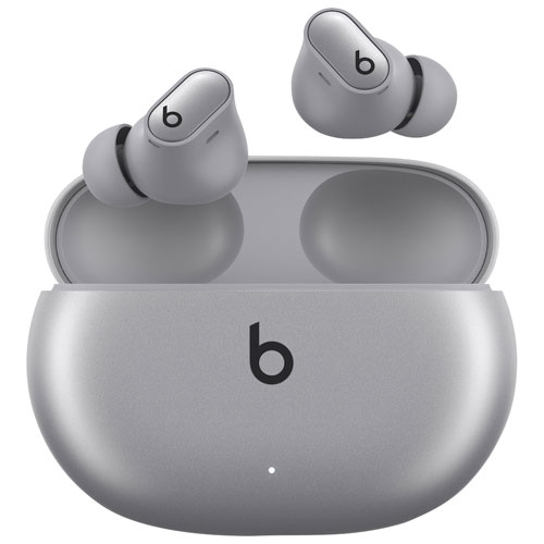 Refurbished - Beats By Dr. Dre Studio Buds + In-Ear Noise Cancelling True Wireless Earbuds - Cosmic Silver