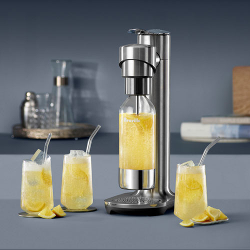 Breville InFizz Fusion 1L Soda Machine with FusionCap - Stainless Steel