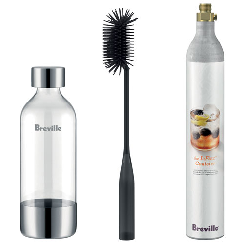 Breville InFizz Fusion 1L Soda Machine with FusionCap & Co2 Canister - Olive Tapenade