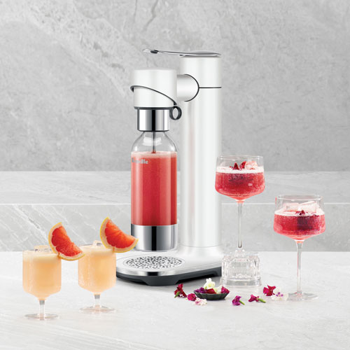 Machine à boissons pétillantes de 1 L InFizz Fusion de Breville avec bouchon FusionCap - Sel de mer