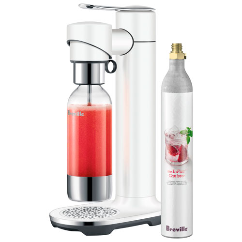 Breville InFizz Fusion 1L Soda Machine with FusionCap & Co2 Canister - Sea Salt