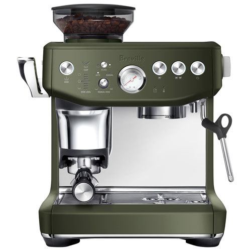 Breville Express Impress Manual Espresso Machine with Frother Olive Tapenade Best Buy Canada