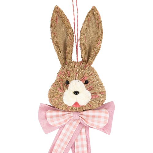 Easter Bunny with Bow Hanging Wall Decoration - 21"