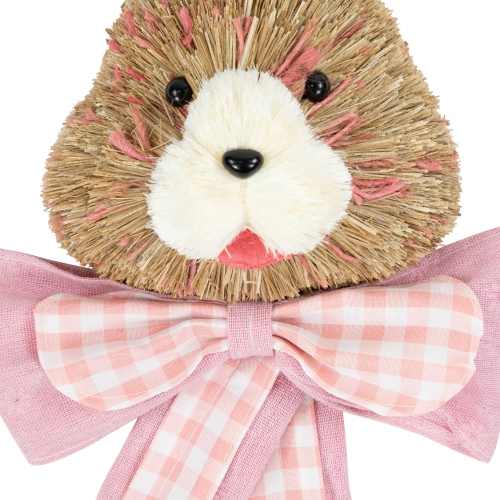 Easter Bunny with Bow Hanging Wall Decoration - 21"