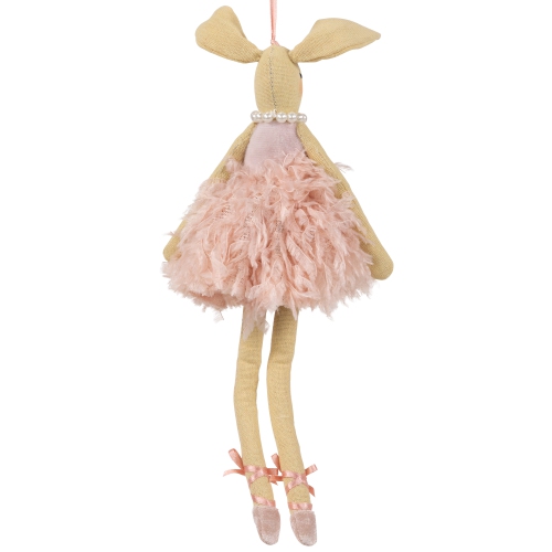 Plush Ballerina Bunny Easter Wall Decoration - 13"