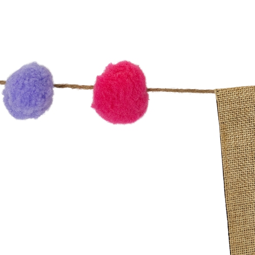 80" Embroidered "Easter" Hanging Wall Banner