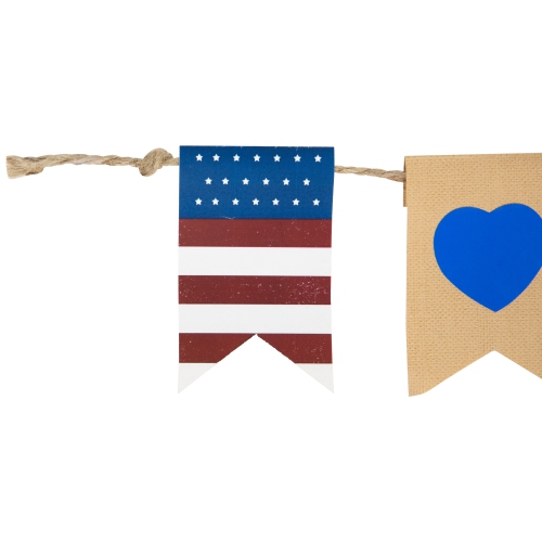 USA Summer Fun Welcome Patriotic Hanging Wall Decoration - 30.5"