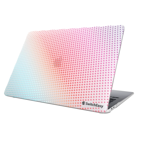 SWITCHEASY  Artist (Dots / Marble) Protective Case for Macbook Air 13.6" (M3 2024 / M2 2022 Models) - Aurora