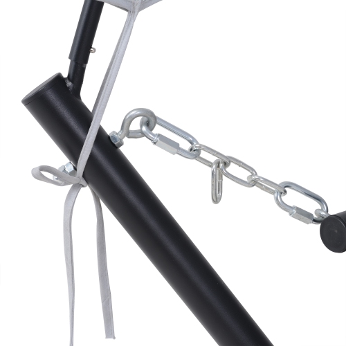 Deko Living Outdoor Hammock Swing Lounge Daybed with Textilene Fabric Canopy