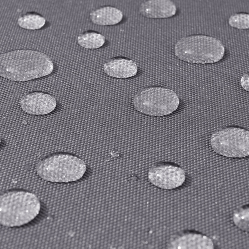 Deko Living Outdoor Cushioned Chaise Lounge Chair with Textilene Fabric Canopy and Headrest Pillow