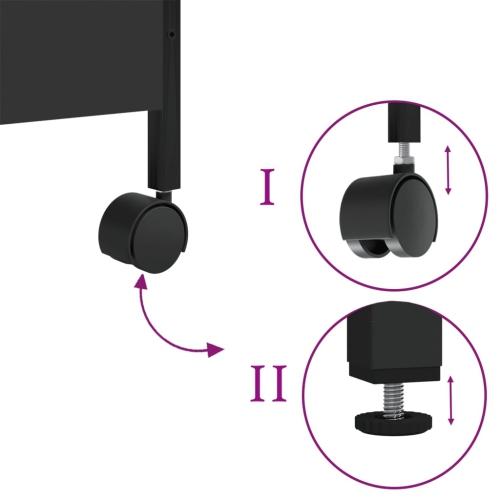 VidaXL Chariot de cuisine en chêne fumé 45 x 35 x 35 x 89,5 cm bois d'ingénierie