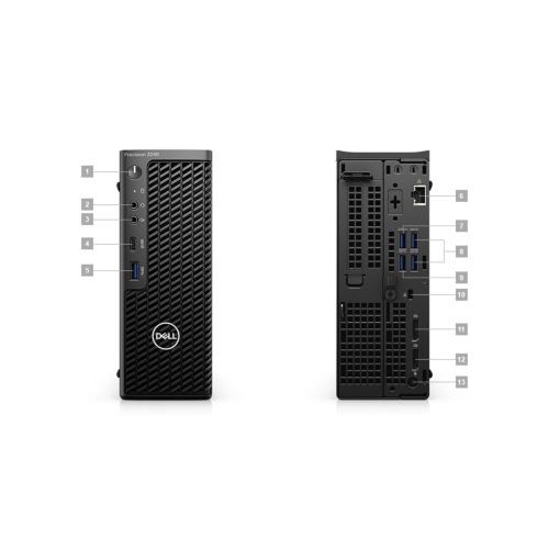Dell Precision T3240 Workstation - Intel Xeon W, 16GB Memory, 512GB SSD, Win 11 Pro by DELL - Refurbished condition - Image 2
