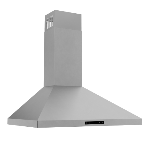 30 Inch Contemporary Wall Mount Pyramid Shape Range Hood - ARH30P