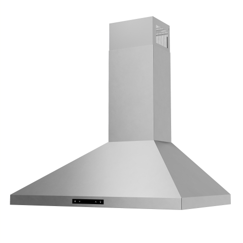 30 Inch Contemporary Wall Mount Pyramid Shape Range Hood - ARH30P