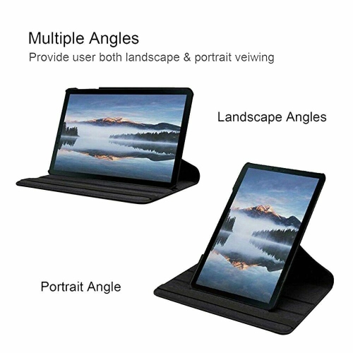 Rotating Case for Samsung Galaxy Tab A9+/A9 Plus 11 Inch 2023, 90 Degree Rotating Stand Cover, Support Auto Wake Sleep for Galaxy Tab A9+ Tablet
