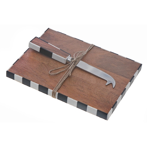 Maison Concepts Acacia Wood Rectangle Cheese Board & Spreader