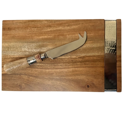 Maison Concepts Acacia Wood Rectangle Cheese Board & Spreader