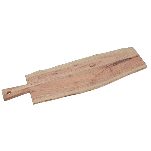 MAISON CONCEPTS  Acacia Wooden Rectangle Live Edge Serving Board 27"
