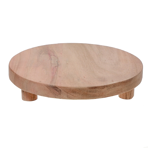 Maison Concepts Acacia Wooden Round Table Riser Small