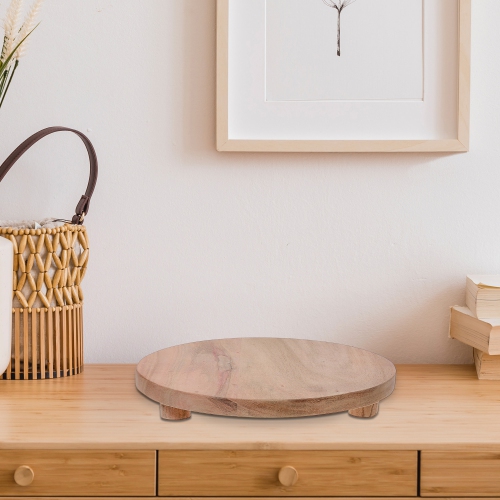 Maison Concepts Acacia Wooden Round Table Riser Small