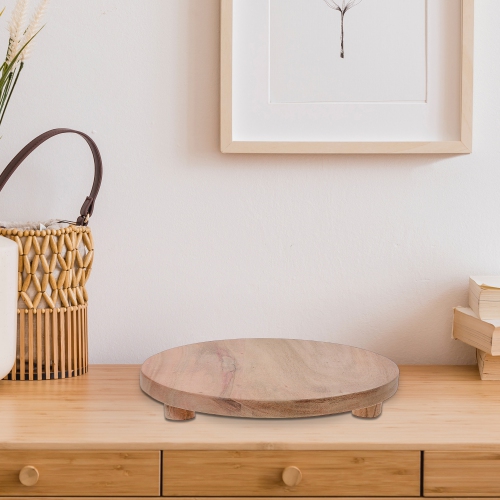 Maison Concepts Acacia Wooden Round Table Riser Medium