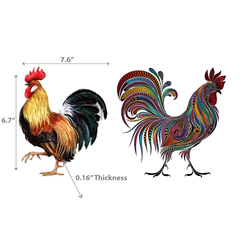 Maison Concepts Swedish Dish Cloth Rooster Set of 2