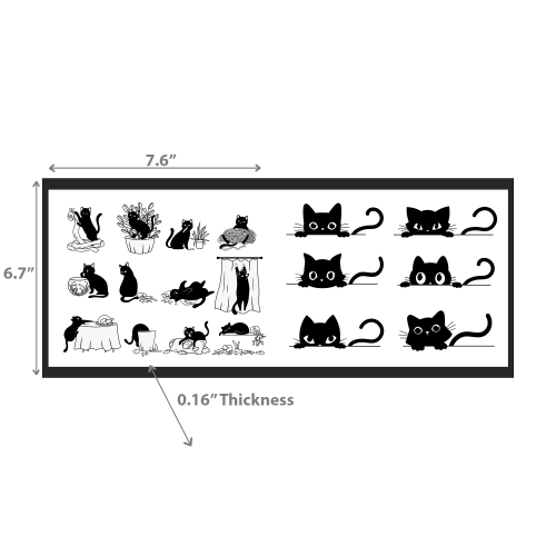 Maison Concepts Swedish Dish Cloth Cats Set of 2