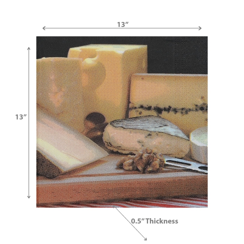 Maison Concepts 20 Pack Luncheon 3 Ply Napkin Cheese - Set of 6