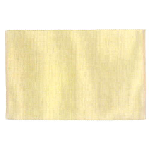 Maison Concepts Chambray Ribbed Placemat Butter 13 X 19 - Set of 12