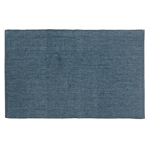 Napperon côtelé en chambray bleu denim de 13 x 19&nbsp;mm de Maison concepts - Ensemble de 12