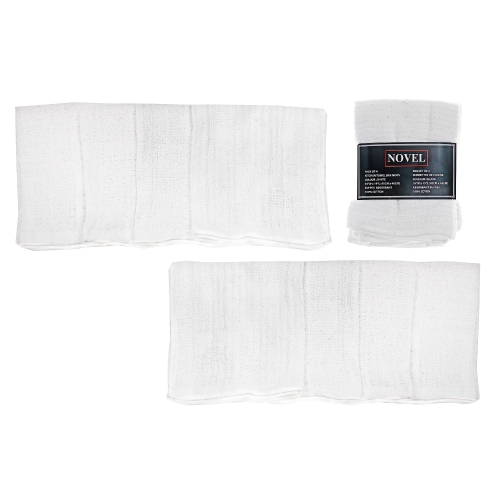 Maison Concepts 8 PC Cotton Bar Mop Dish Cloths White