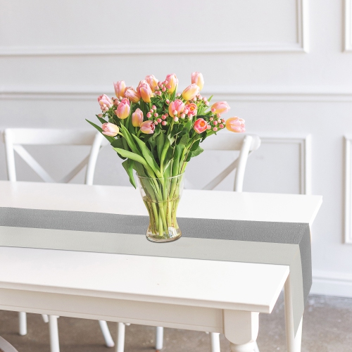 Maison Concepts Fused Runner Block Print Drizzle