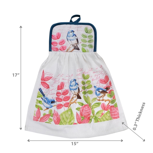 Maison Concepts Tie Hand Towel Bird - Set of 2