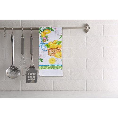 Serviette de toilette citron de Maison concepts - Ensemble de 6