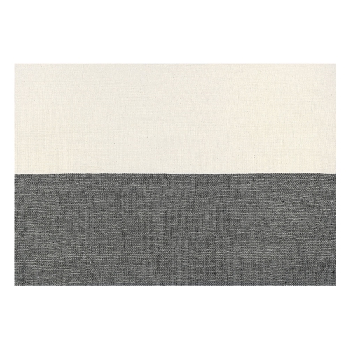 Maison Concepts Fused Placemat Block Print Black - Set of 12