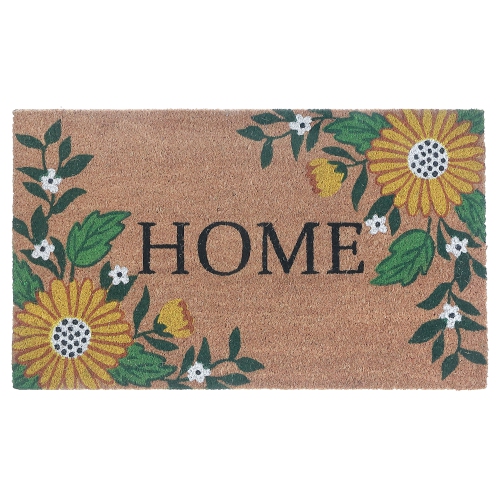 Maison Concepts Coir Door Mat Sunflower Home 18 X 30