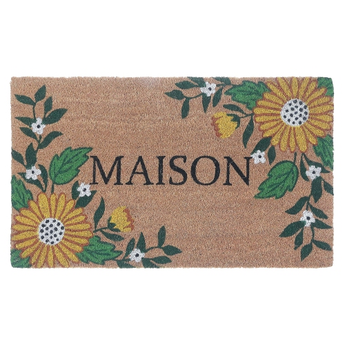 MAISON CONCEPTS  Coir Door Mat Sunflower Maison 18 X 30