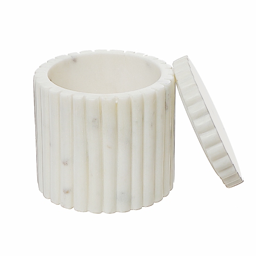 MAISON CONCEPTS  Marble Canister In White