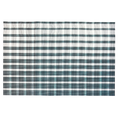 Maison Concepts 4PC Woven Pvc Placemat Basketweave Blue 12 X 18 - Set of 3