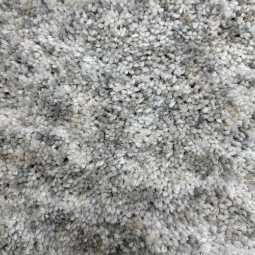 Maison Concepts Handwoven Pouf Wooden Stand Light Grey